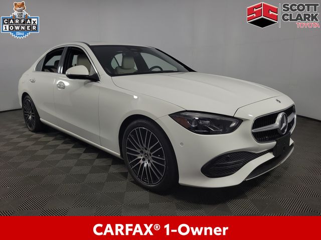 Polar White 2025 Mercedes-Benz C-Class Sedan All-Wheel Drive 9-Speed Automatic