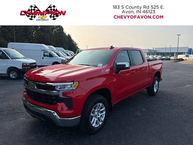 Red Hot 2026 Chevrolet Silverado 1500 Pickup Truck Four-Wheel Drive Automatic