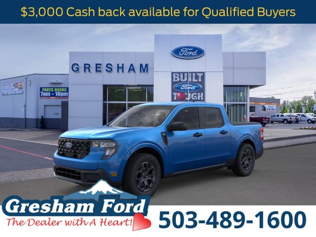Velocity Blue 2025 Ford Maverick Pickup Truck All-Wheel Drive 8-Speed Automatic