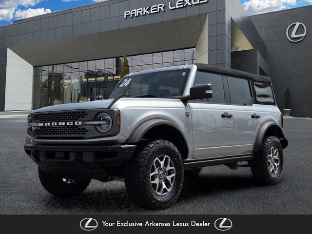 Iconic Silver Metallic 2024 Ford Bronco SUV / Crossover Four-Wheel Drive Automatic