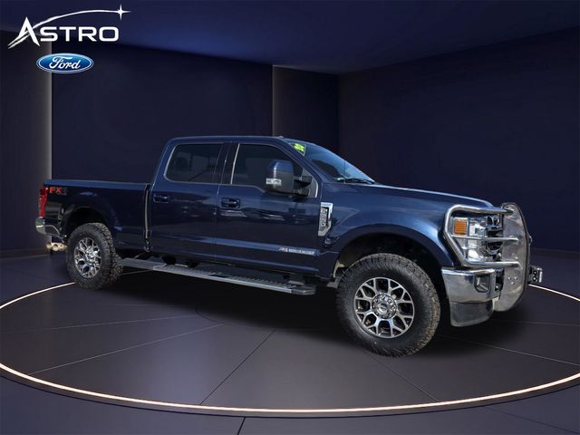 Blue 2020 Ford F-250 Super Duty Pickup Truck Four-Wheel Drive Automatic