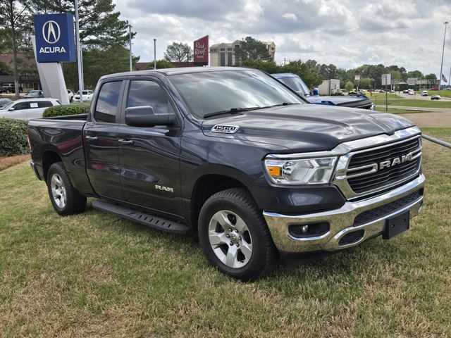 Gray (Maximum Steel Metallic Clearcoat) 2021 RAM 1500 Big Horn Quad Cab 4WD Pickup Truck Four-Wheel Drive 8-Speed Automatic