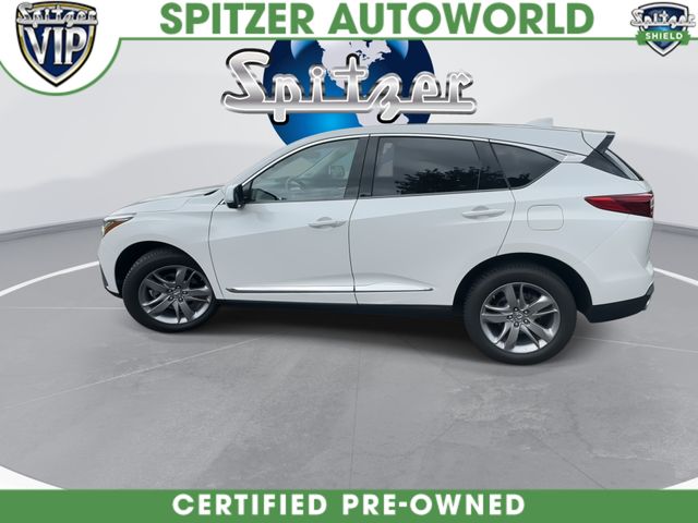 2020 Acura RDX Advance Package White at Klick Lewis Buick Chevrolet