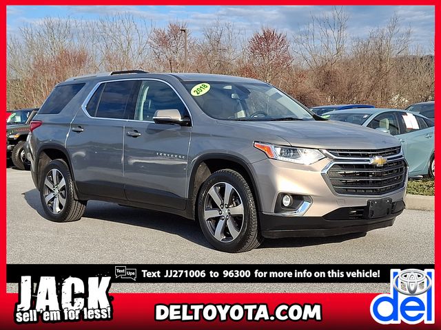 Pepperdust Metallic 2018 Chevrolet Traverse LT Leather AWD SUV / Crossover Four-Wheel Drive 9-Speed Automatic