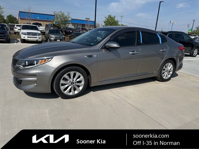 Titanium Gray 2016 Kia Optima EX Sedan Front-Wheel Drive 6-Speed Automatic