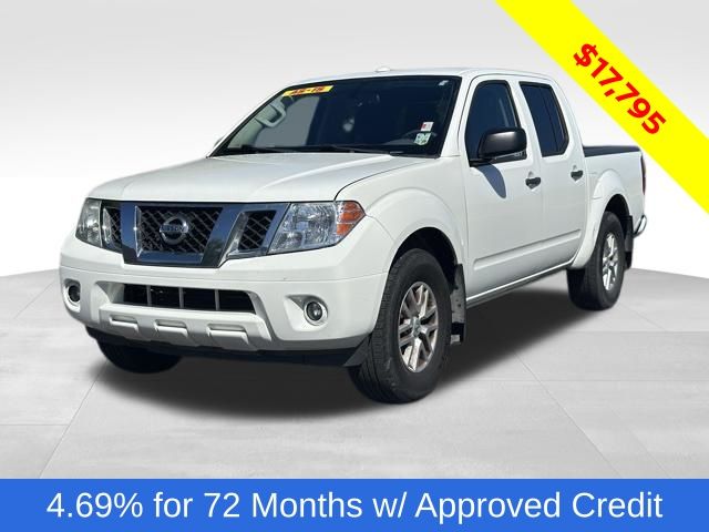 Glacier White 2018 Nissan Frontier SV V6 Crew Cab Pickup Truck 4X2 5-Speed Automatic Overdrive