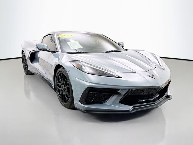 Sea Wolf Gray Tricoat 2024 Chevrolet Corvette Stingray 1LT Coupe RWD Coupe Rear-Wheel Drive 8-Speed Dual Clutch