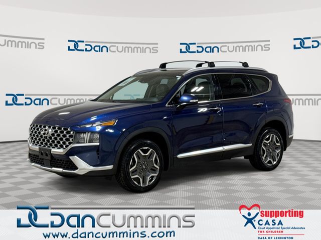 Stormy Blue 2022 Hyundai Santa Fe Limited AWD SUV / Crossover All-Wheel Drive Automatic