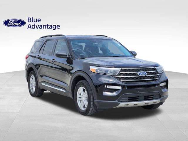 2022 Agate Black Metallic Ford Explorer XLT RWD SUV