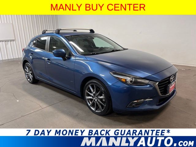 eternal blue 2018 Mazda MAZDA3 Grand Touring Hatchback Hatchback Front-Wheel Drive 6-Speed Automatic