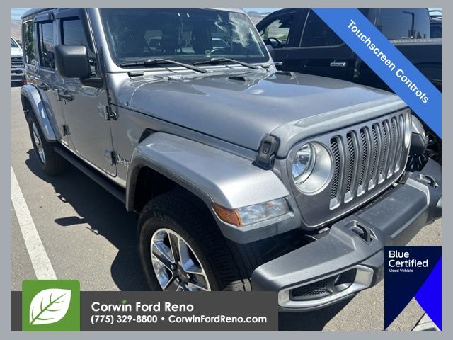 Billet Silver Metallic Clearcoat 2018 Jeep Wrangler Unlimited Sahara 4WD SUV / Crossover Four-Wheel Drive 8-Speed Automatic