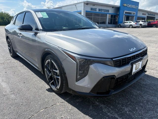 Steel Gray 2025 Kia K4 Sedan Front-Wheel Drive Continuously Variable Transmission