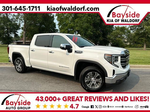 Summit White 2025 GMC Sierra 1500 Pickup Truck Four-Wheel Drive Automatic
