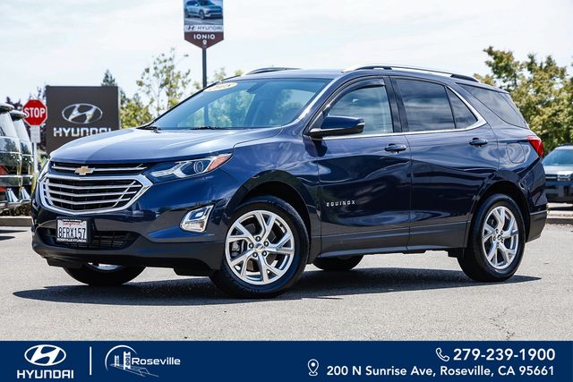 Storm Blue Metallic 2018 Chevrolet Equinox SUV / Crossover Four-Wheel Drive 9-Speed Automatic Overdrive