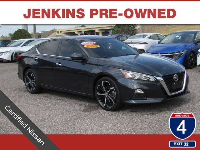 Storm Blue Metallic 2022 Nissan Altima 2.5 SV FWD Sedan Front-Wheel Drive Continuously Variable Transmission