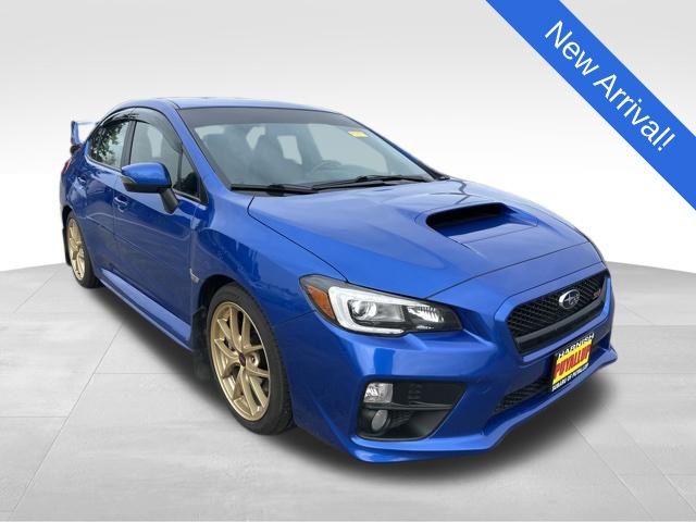 WR Blue Pearl 2015 Subaru WRX STI Launch Edition Sedan All-Wheel Drive 6-Speed Manual