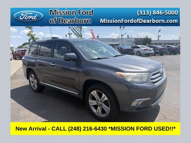 Magnetic Gray Metallic 2012 Toyota Highlander SUV / Crossover All-Wheel Drive 5-Speed Automatic Overdrive