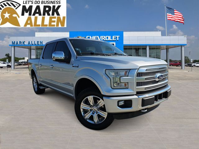 Ingot Silver 2015 Ford F-150 Pickup Truck Four-Wheel Drive 6-Speed Automatic