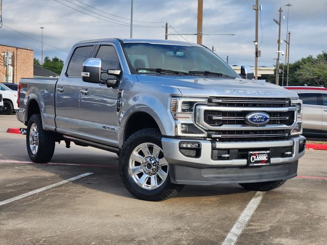 Iconic Silver Metallic 2022 Ford F-250 Super Duty Pickup Truck Four-Wheel Drive Automatic