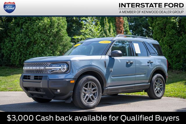 Blue (Azure Gray Metallic) 2025 Ford Bronco Sport SUV / Crossover All-Wheel Drive 8-Speed Automatic