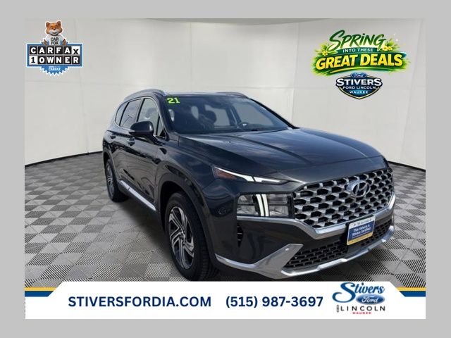 Portofino Gray 2021 Hyundai Santa Fe SEL FWD SUV / Crossover Front-Wheel Drive 8-Speed Automatic