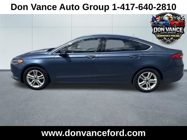 Blue Metallic 2018 Ford Fusion SE Sedan Front-Wheel Drive 6-Speed Automatic