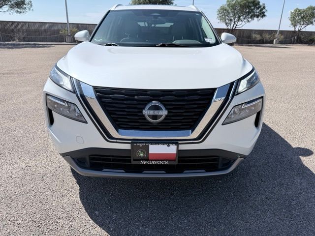 2023 Nissan Rogue SL White at Brown Honda