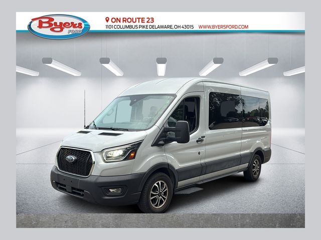 Gray Metallic 2024 Ford Transit Passenger Van Rear-Wheel Drive