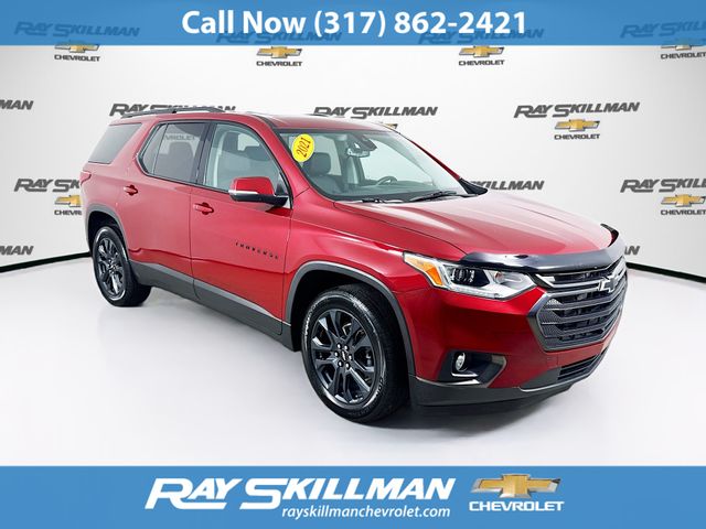 Red Tintcoat 2021 Chevrolet Traverse SUV / Crossover Four-Wheel Drive 9-Speed Automatic