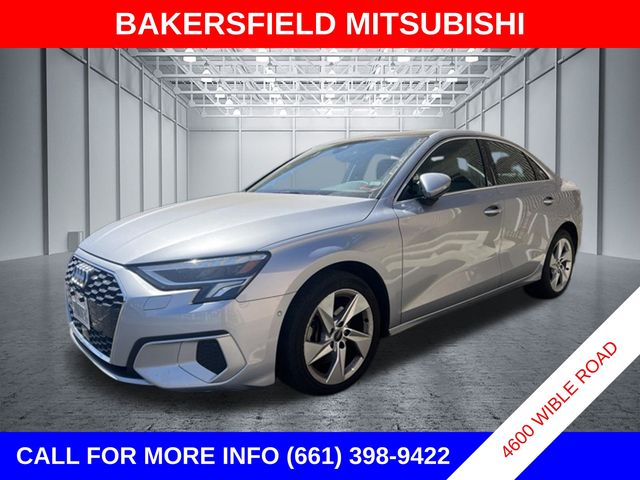 Silver 2024 Audi A3 Sedan Front-Wheel Drive 7-Speed Automatic