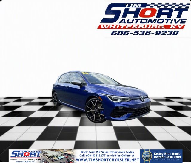 Lapiz Blue Metallic 2024 Volkswagen Golf R Hatchback All-Wheel Drive 7-Speed Dual Clutch