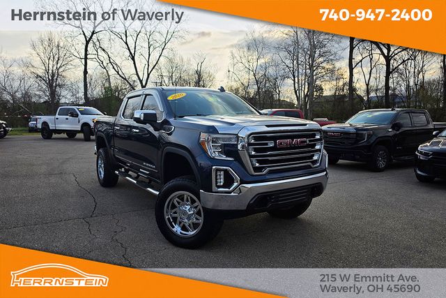 Pacific Blue Metallic 2020 GMC Sierra 1500 Pickup Truck Four-Wheel Drive Automatic