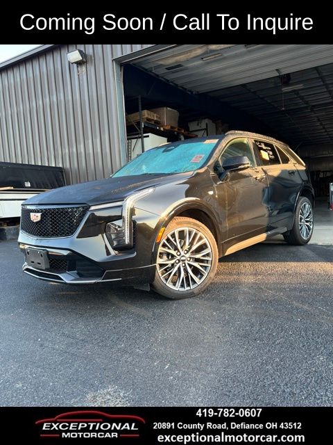 Black 2024 Cadillac XT4 SUV / Crossover Four-Wheel Drive 9-Speed Automatic