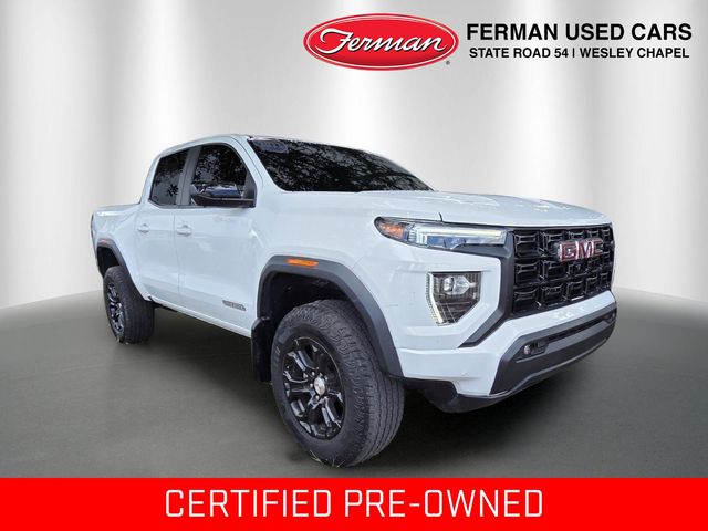 Summit White 2023 GMC Canyon Elevation Crew Cab RWD Pickup Truck 4X2 8-Speed Automatic