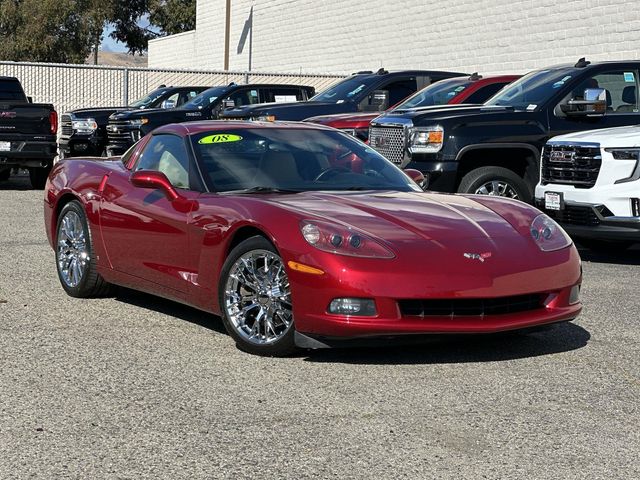 Crystal Red Metallic Tintcoat 2008 Chevrolet Corvette Coupe RWD Coupe Rear-Wheel Drive 6-Speed Automatic