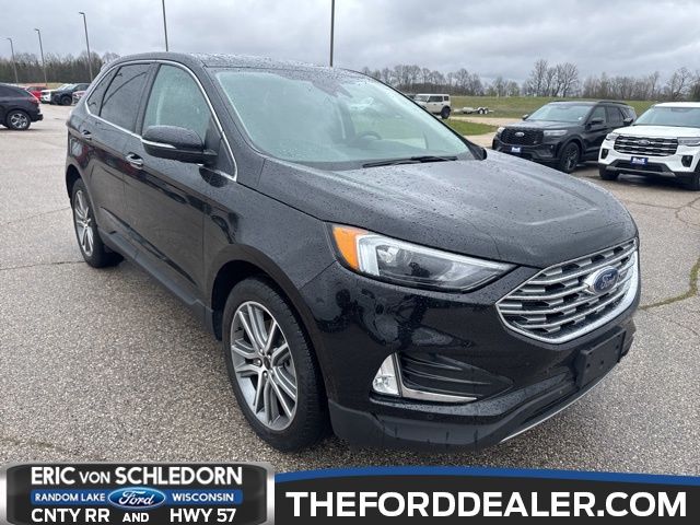 Black Metallic 2023 Ford Edge SUV / Crossover All-Wheel Drive 8-Speed Automatic