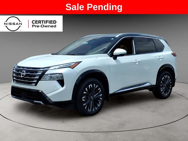 Everest White Pearl 2024 Nissan Rogue SUV / Crossover All-Wheel Drive Continuously Variable Transmission
