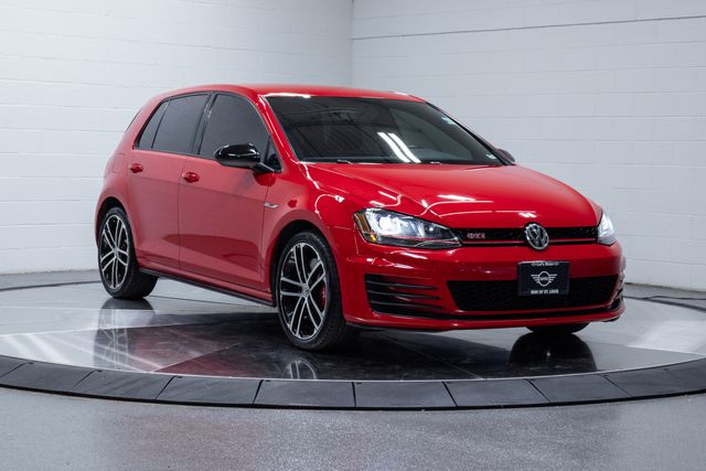 Tornado Red 2017 Volkswagen Golf GTI Hatchback Front-Wheel Drive 6-Speed Manual