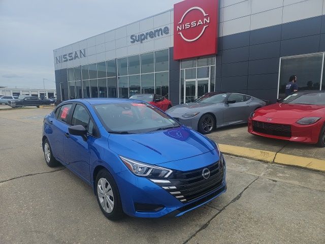 Electric Blue Metallic 2024 Nissan Versa Sedan Front-Wheel Drive Continuously Variable Transmission