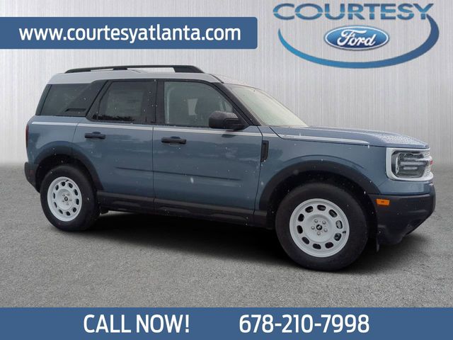 Blue (Azure Gray Metallic Tri-Coat) 2025 Ford Bronco Sport SUV / Crossover All-Wheel Drive 8-Speed Automatic