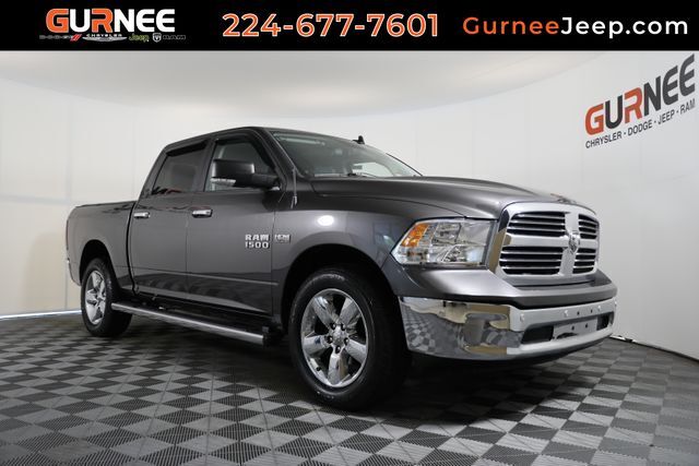 Gray (Granite Crystal Metallic Clearcoat) 2017 RAM 1500 Pickup Truck Four-Wheel Drive 8-Speed Automatic