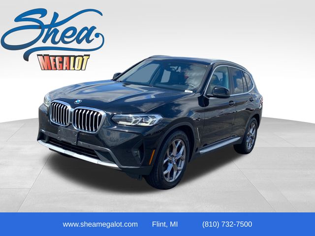 Black 2022 BMW X3 SUV / Crossover All-Wheel Drive 8-Speed Automatic