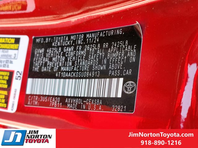 Used 2025 Toyota Camry Sedan