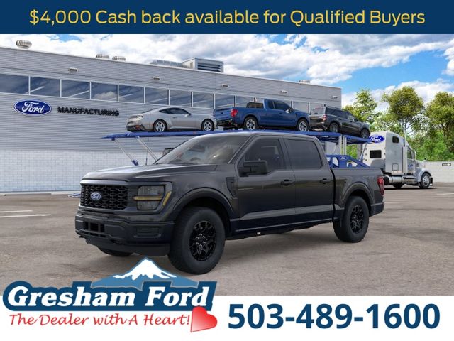 Agate Black Metallic 2026 Ford F-150 Pickup Truck Four-Wheel Drive Automatic
