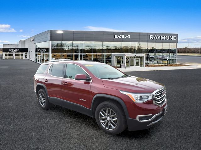 Crimson Red 2017 GMC Acadia SLT-1 FWD SUV / Crossover Front-Wheel Drive 6-Speed Automatic