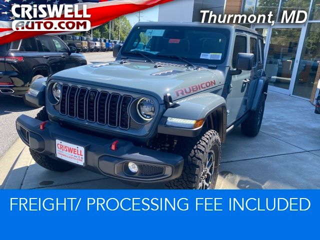 Anvil Clear Coat 2025 Jeep Wrangler Rubicon 4-Door 4WD SUV / Crossover Four-Wheel Drive 8-Speed Automatic