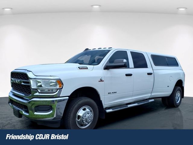 Bright White Clearcoat 2019 RAM 3500 Pickup Truck Four-Wheel Drive 6-Speed Automatic
