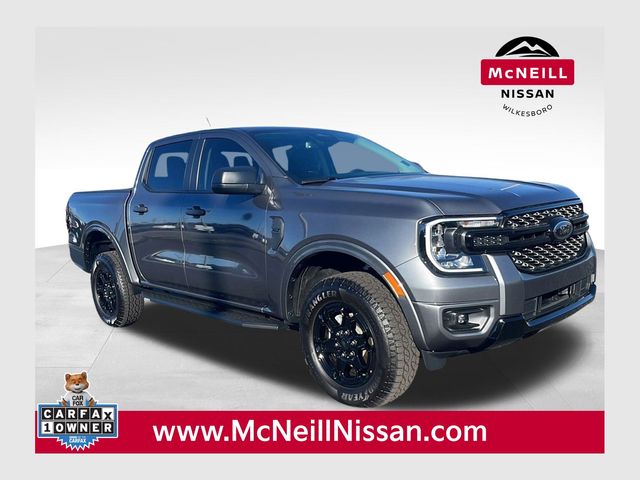 Carbonized Gray Metallic 2025 Ford Ranger XLT SuperCrew 4WD Pickup Truck Four-Wheel Drive Automatic