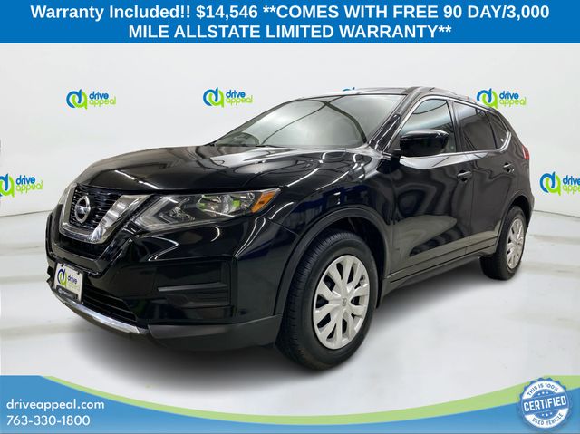 Gray (Magnetic Black) 2017 Nissan Rogue SUV / Crossover All-Wheel Drive Continuously Variable Transmission