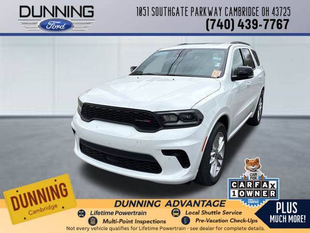 White Knuckle Clearcoat 2024 Dodge Durango GT Plus AWD SUV / Crossover All-Wheel Drive 8-Speed Automatic